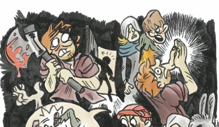 Cartoon over het luisterverhaal