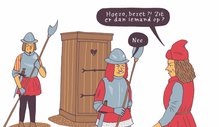 Cartoon over het luisterverhaal