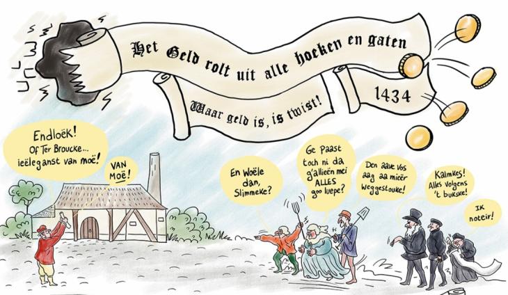 Cartoon over het luisterverhaal