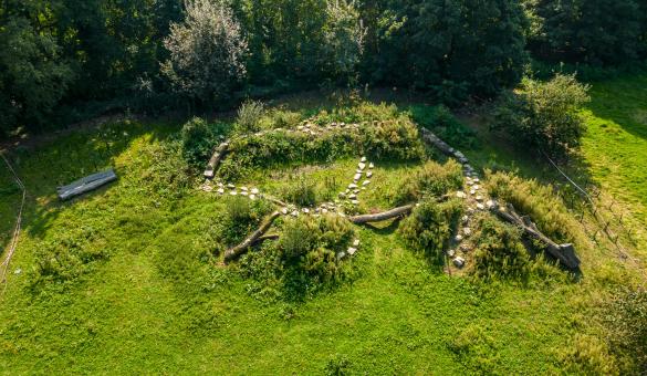 Nieuwe avontuurlijke speelzone Warande in Abdij van Park