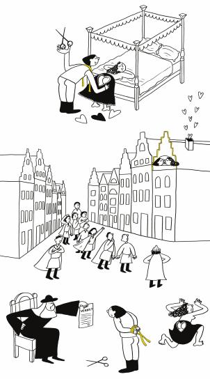 Cartoon over het luisterverhaal