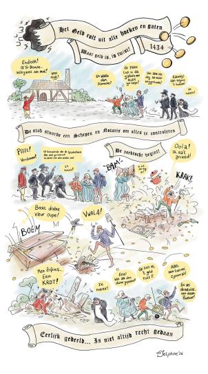 Cartoon over het luisterverhaal