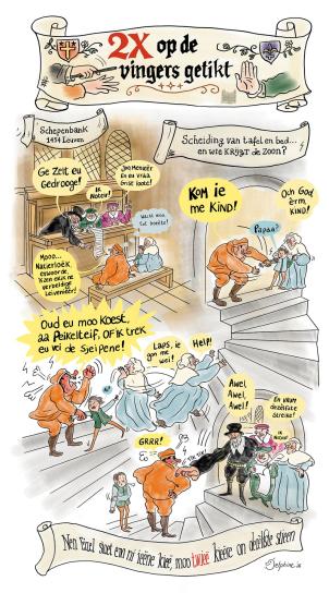 Cartoon over het luisterverhaal