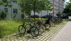 Toekomstbeeld van fietsparkeerplaatsen