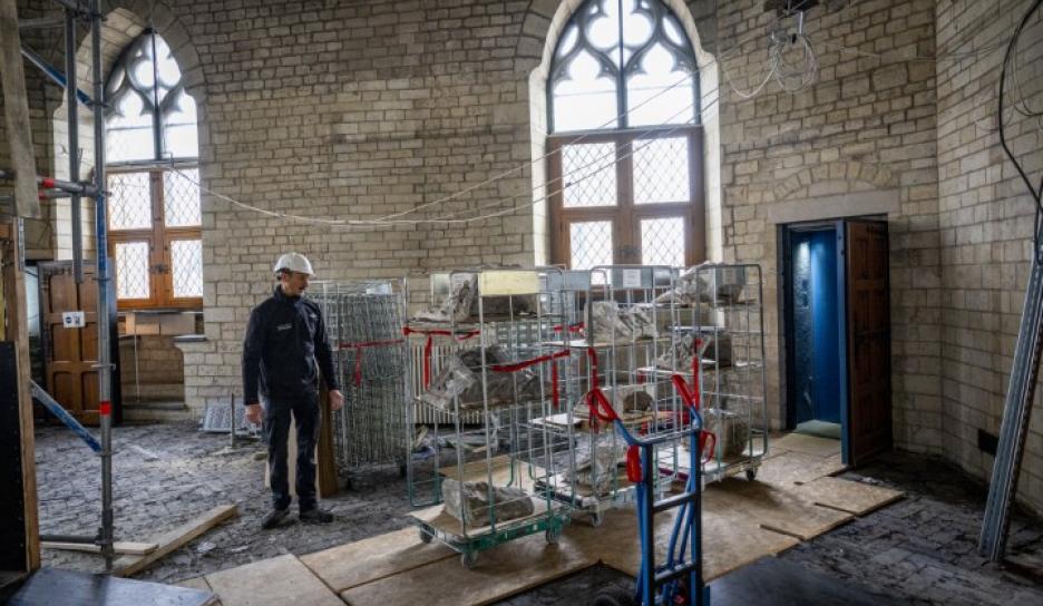 Renovatie stadhuis beeldenzolder